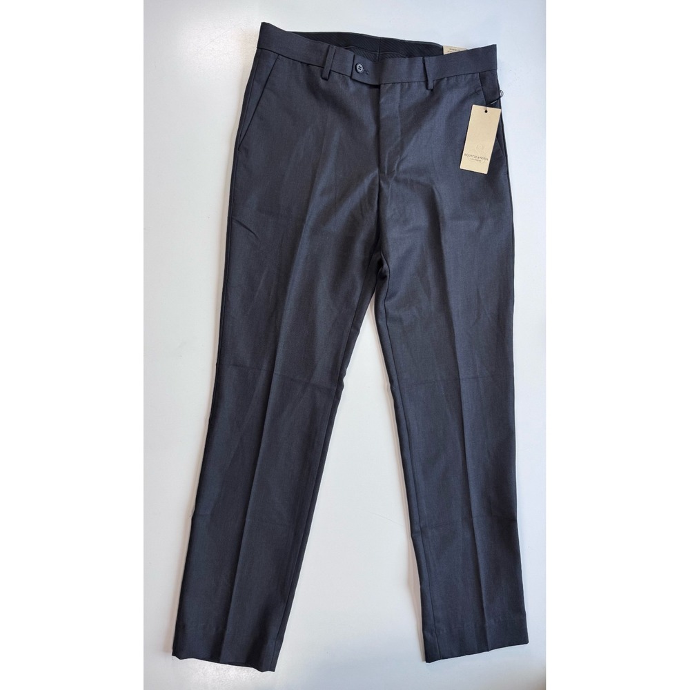 SCOTCH & SODA Modern Fit Basic Trouser Dress Pant Mens 32x32 Gray NWT